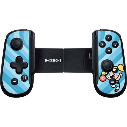 Cartoon Network Powerpuff Girls Bubbles Blue Hearts Backbone One for iPhone Game Controller Skin